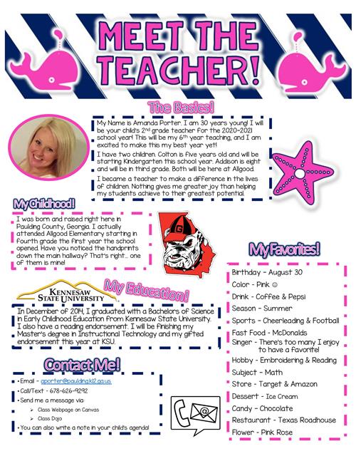 Meet The Teacher 